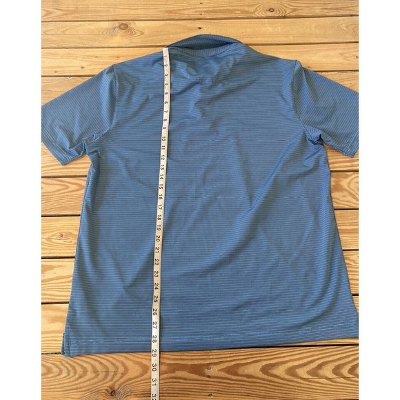 Greg Norman Polo Golf Shirt Size Large Men’s Blue Short Sleeve - Picture 6 of 7